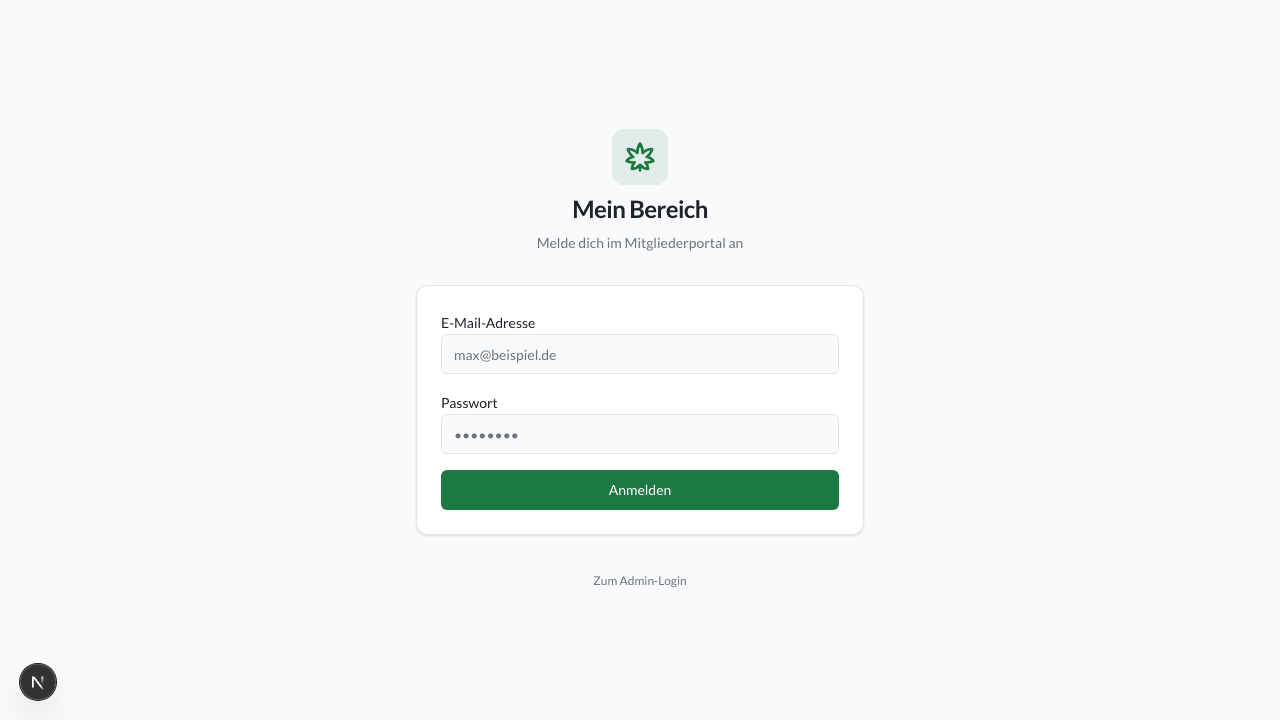 Portal Login — Light